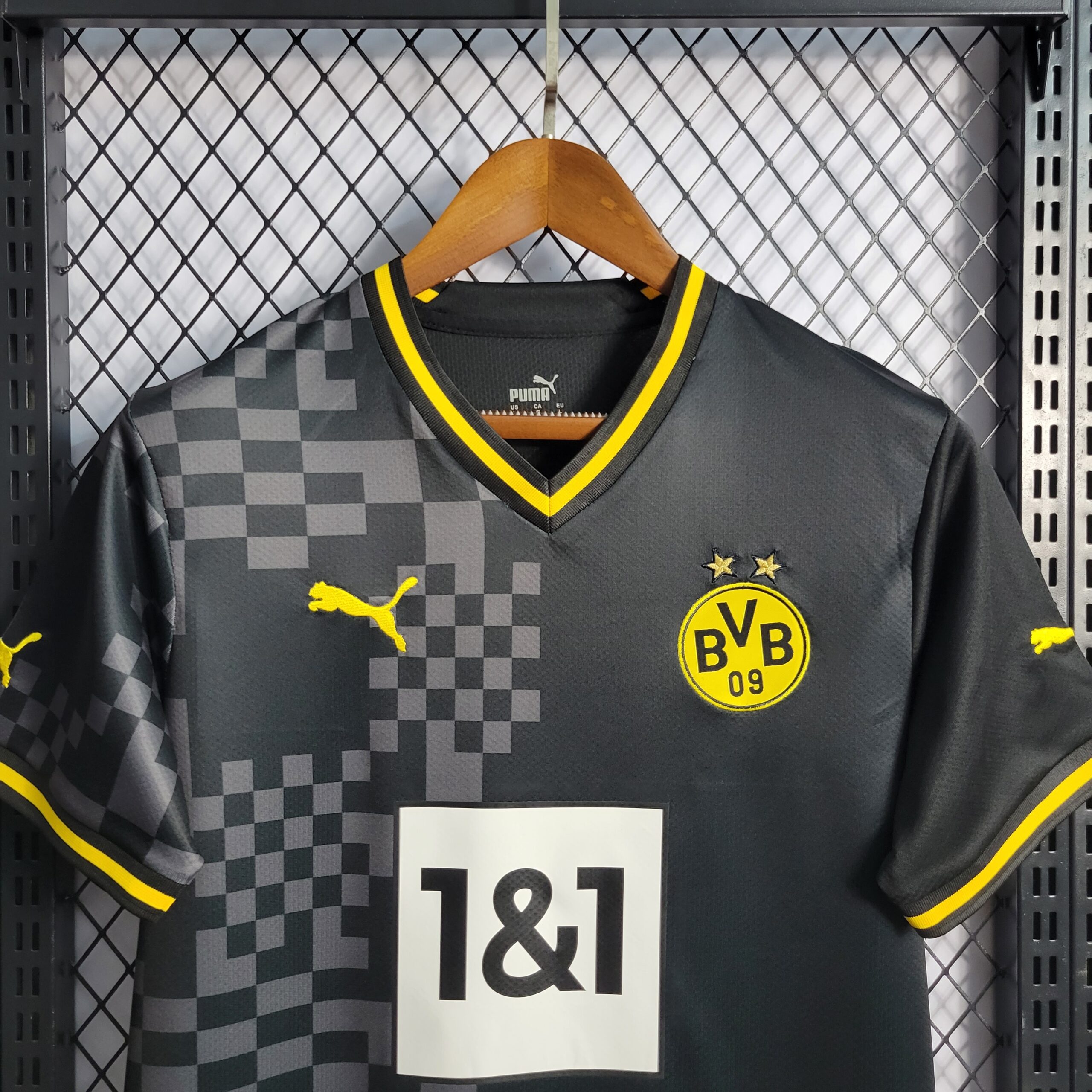 Camisa Borussia Dortmund Away 22/23 Torcedor Puma Masculina - Preta ...